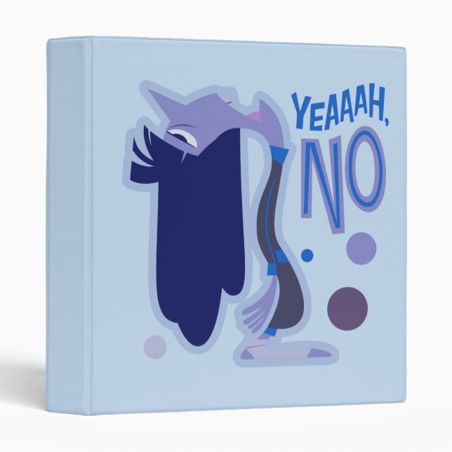 Ennui "Yeaaah, No" 3 Ring Binder (Front/Spine)