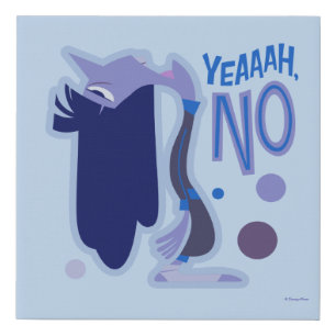 Ennui "Yeaaah, No" Faux Canvas Print