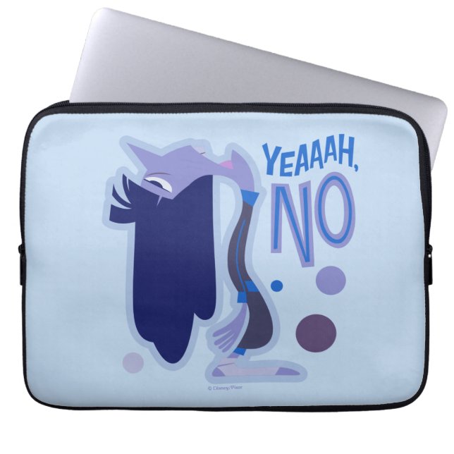 Ennui "Yeaaah, No" Laptop Sleeve (Front)