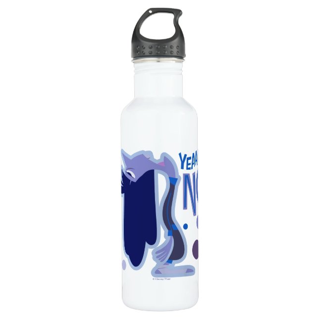 Ennui "Yeaaah, No" Stainless Steel Water Bottle (Front)