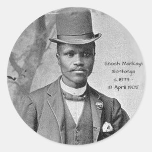 Enoch Mankayi Sontonga Classic Round Sticker