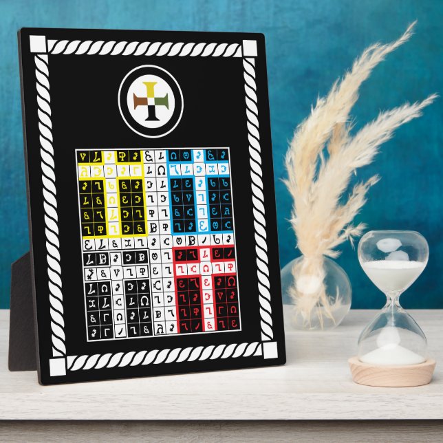 Enochian Earth Elemental Tablet Plaque (Side)