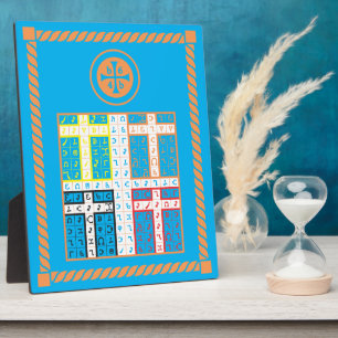 Enochian Water Elemental Tablet Plaque