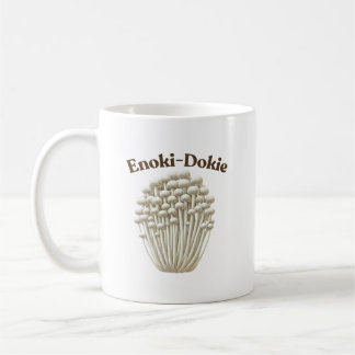 Enoki-Dokie Mushroom Mug