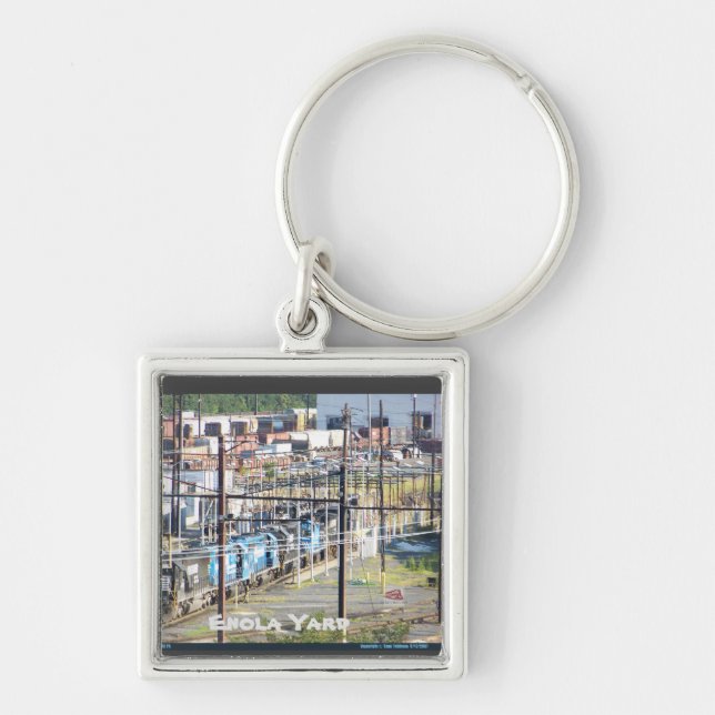 Enola Norfolk Southern Railroad Yard Harrisburg PA Keychain (Front)