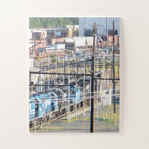 Enola  Railroad Yard  Harrisburg Pennsylvania     Jigsaw Puzzle