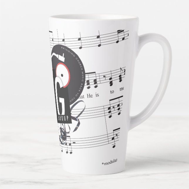 Enon Music Group Latte Mug  (Right)