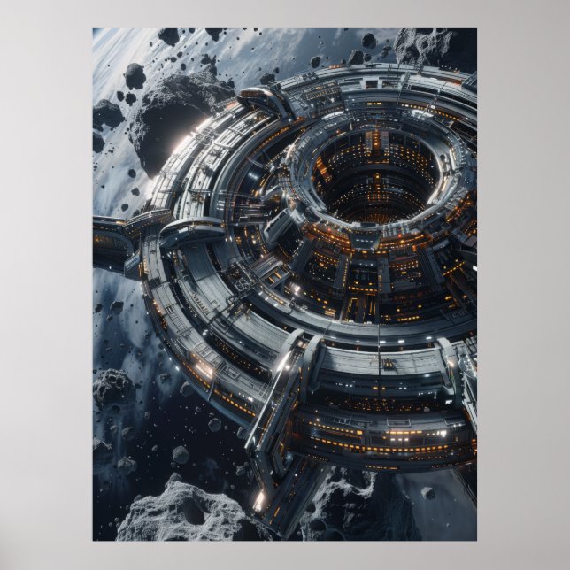 Enormous Architectural Beauty - Stunning Cinematic Poster (Front)