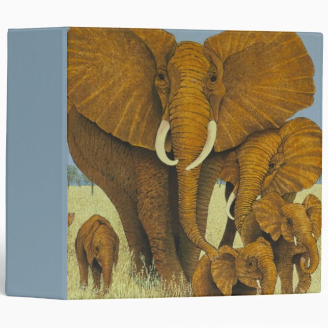 Enormous but caring 3 ring binder (Front/Spine)