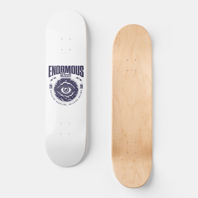 Enormous Giant : Visionaries Unbound Skateboard (Front)