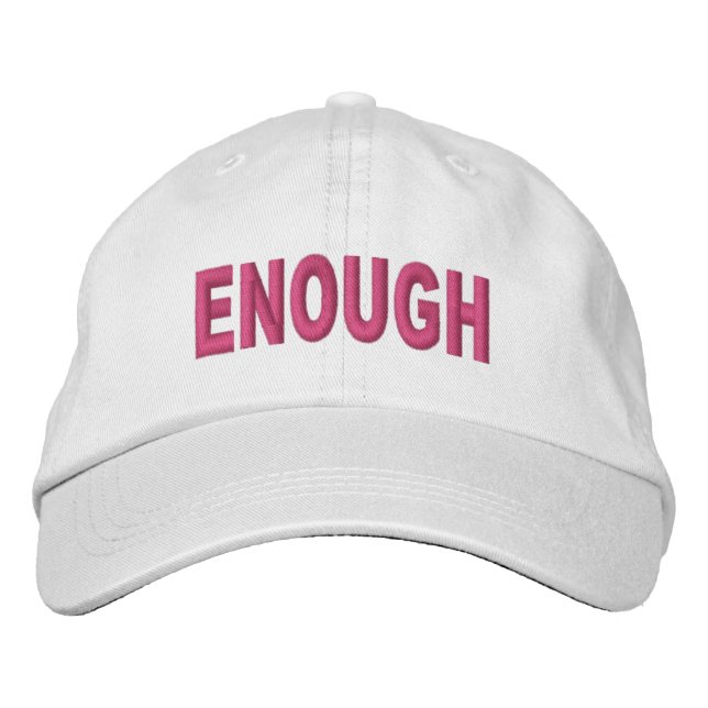 ENOUGH7 EMBROIDERED BASEBALL HAT (Front)