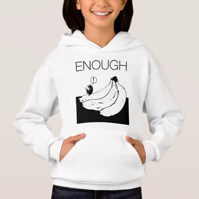 Enough (BGC transparent) Hoodie (Front)