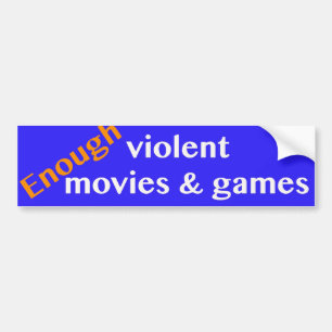 Enough Bumper Sticker