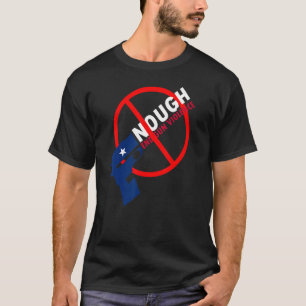 Enough End Gun Violence Texas Flag Wear Orange T-Shirt