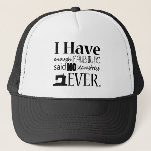Enough Fabric Sewing Custom Color Light Trucker Hat