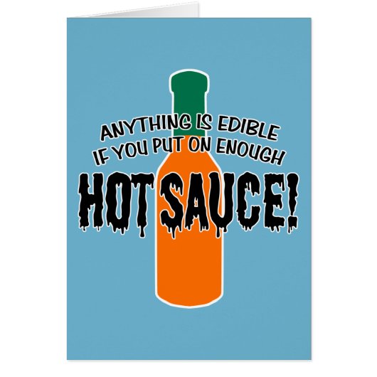 Enough Hot Sauce Cards (Front)