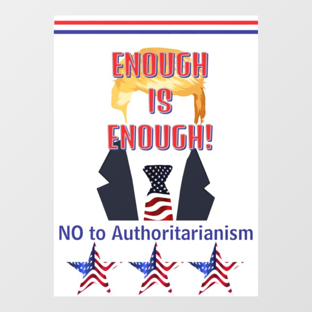 ENOUGH IS ENOUGH! Window Cling (Sheet)