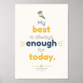 Enough | Kids Affirmation Poster