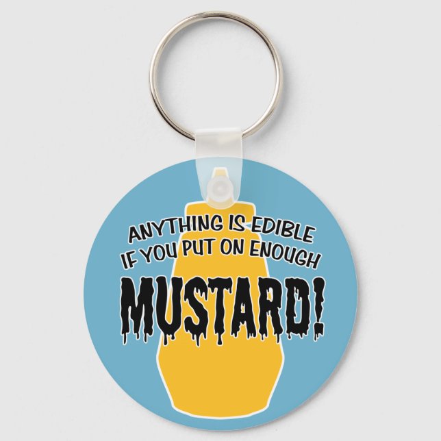 Enough Mustard Keychain (Front)