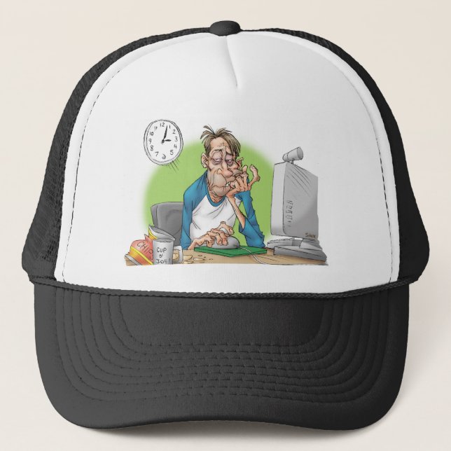 Enough sleep trucker hat (Front)