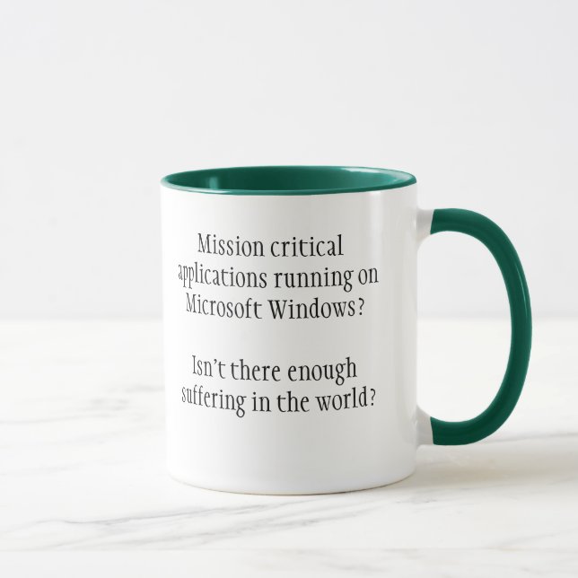 Enough Suffering Mug (Right)
