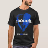 Enough TShirt Orange - Gun Control Shirt Peace & Love Symbol Enough TShirt Orange - Gun Control Shirt Peace & Love Symbol
