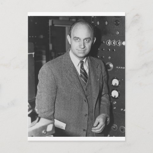 enrico fermi postcard