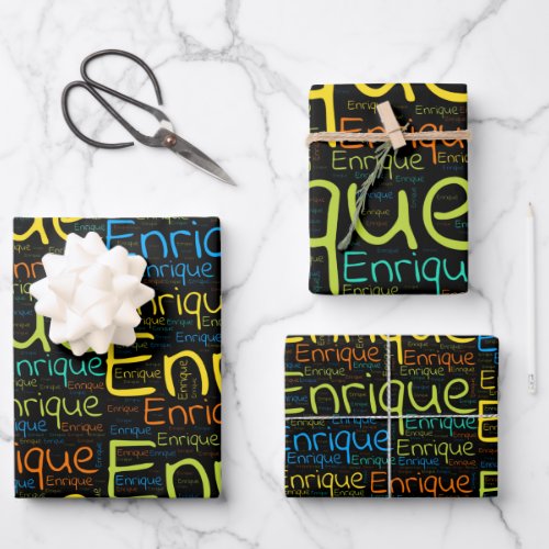 Enrique Wrapping Paper Sheets