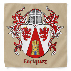 Enriquez Historical Coat of Arms Bandana