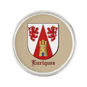 Enriquez Historical Shield Lapel Pin