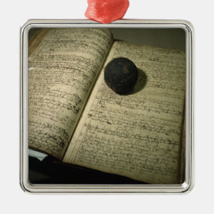 Enrollment book form the time of the Battle Metal Ornament