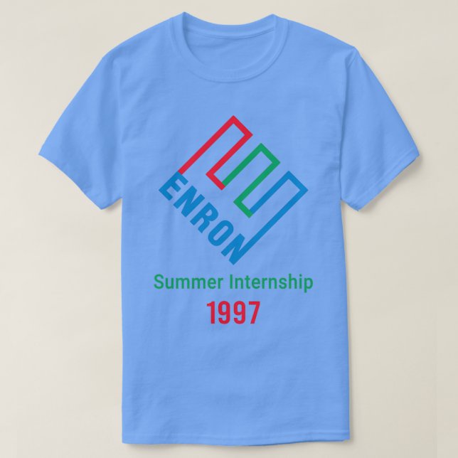 Enron Summer Internship T-Shirt (Design Front)
