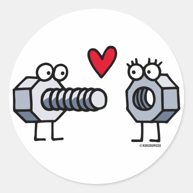 Enrosque Classic Round Sticker (Front)