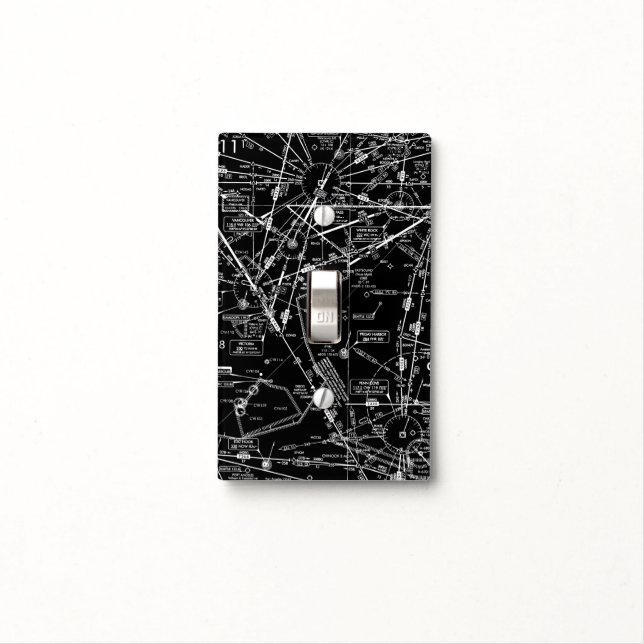 Enroute Low Altitude Chart (ELUS1)  Light Switch Cover (In Situ)