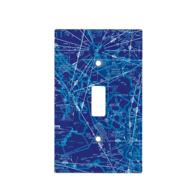 Enroute Low Altitude Chart (ELUS1)  Light Switch Cover (Front)