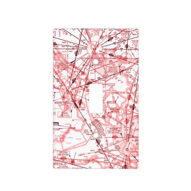 Enroute Low Altitude Chart (ELUS1)  Light Switch Cover (Front)