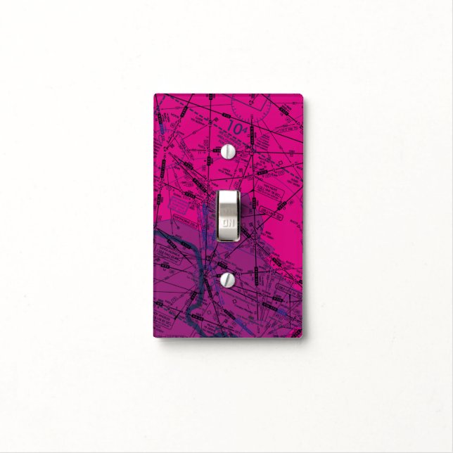 Enroute Low Altitude Chart (ELUS3)  Light Switch Cover (In Situ)