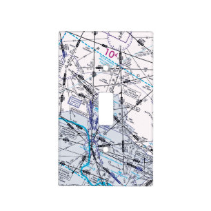 Enroute Low Altitude Chart (ELUS3) Light Switch Cover