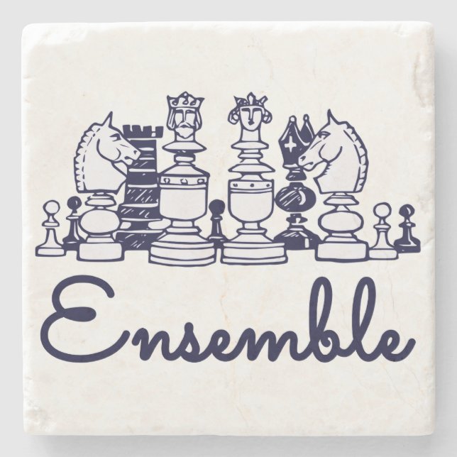 Ensemble Stone Coaster (Front)