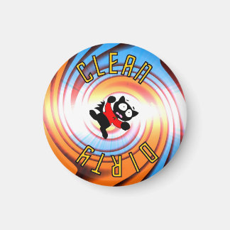 Ensign Fraidy Clean Dirty Vortex Dishwasher Magnet