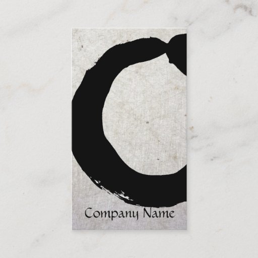 Customizable Enso Business Card