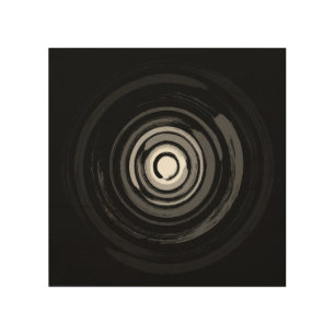 Enso Circles - Zen Circles #2 Wood Wall Art