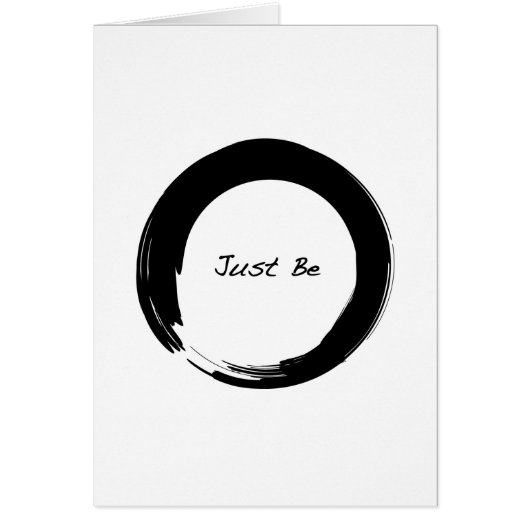 Enso with Just Be Cards (Front)