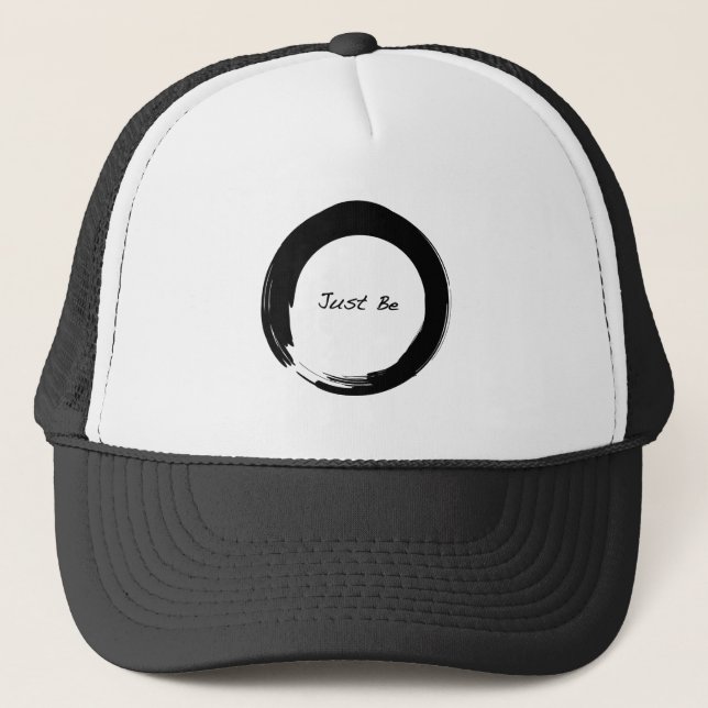 Enso with Just Be Trucker Hat (Front)