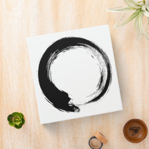 Enso Zen Circle 3 Ring Binder