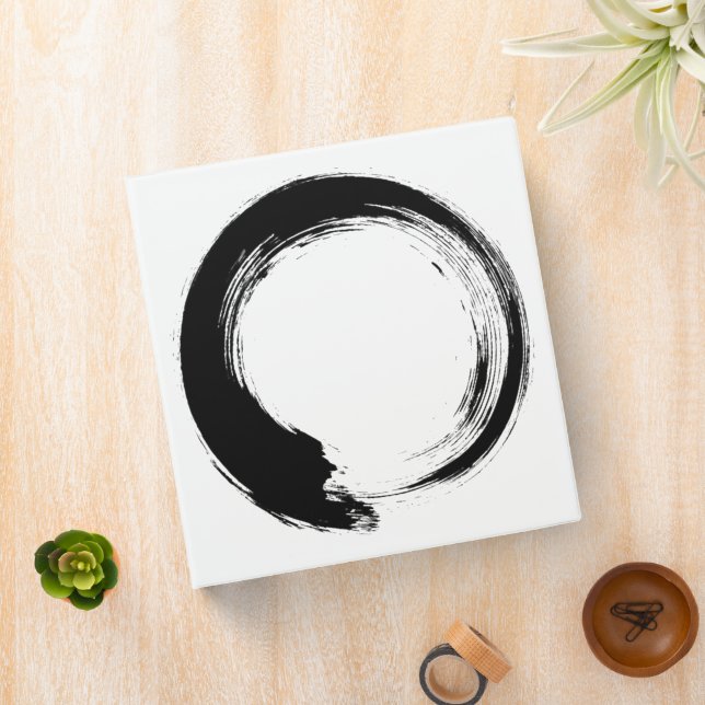 Enso Zen Circle 3 Ring Binder (In Situ)