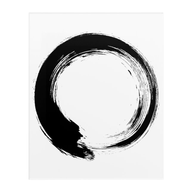 Enso Zen Circle Acrylic Print (Front)