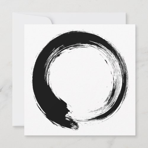 Enso Zen Circle Advice Card