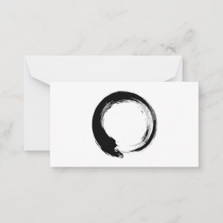 Enso Zen Circle Advice Card