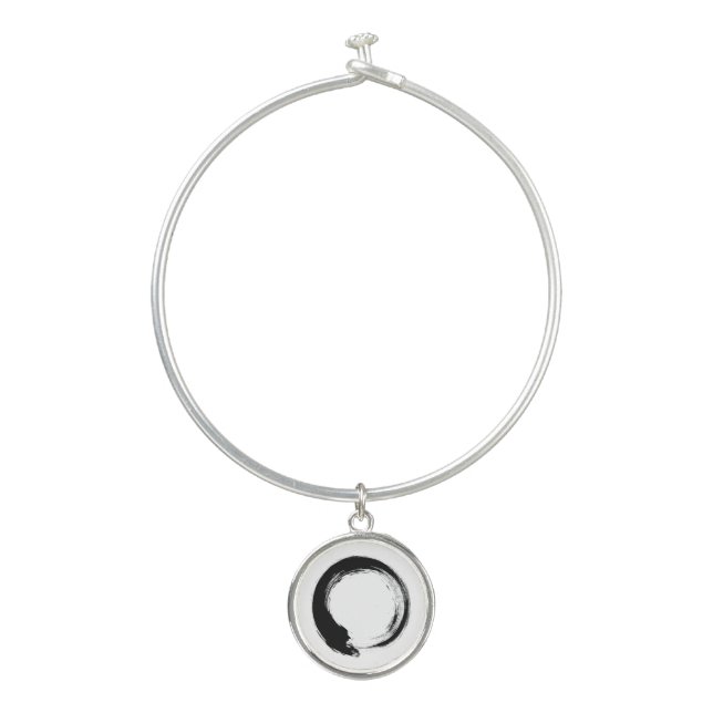 Enso Zen Circle Bangle Bracelet (Front)